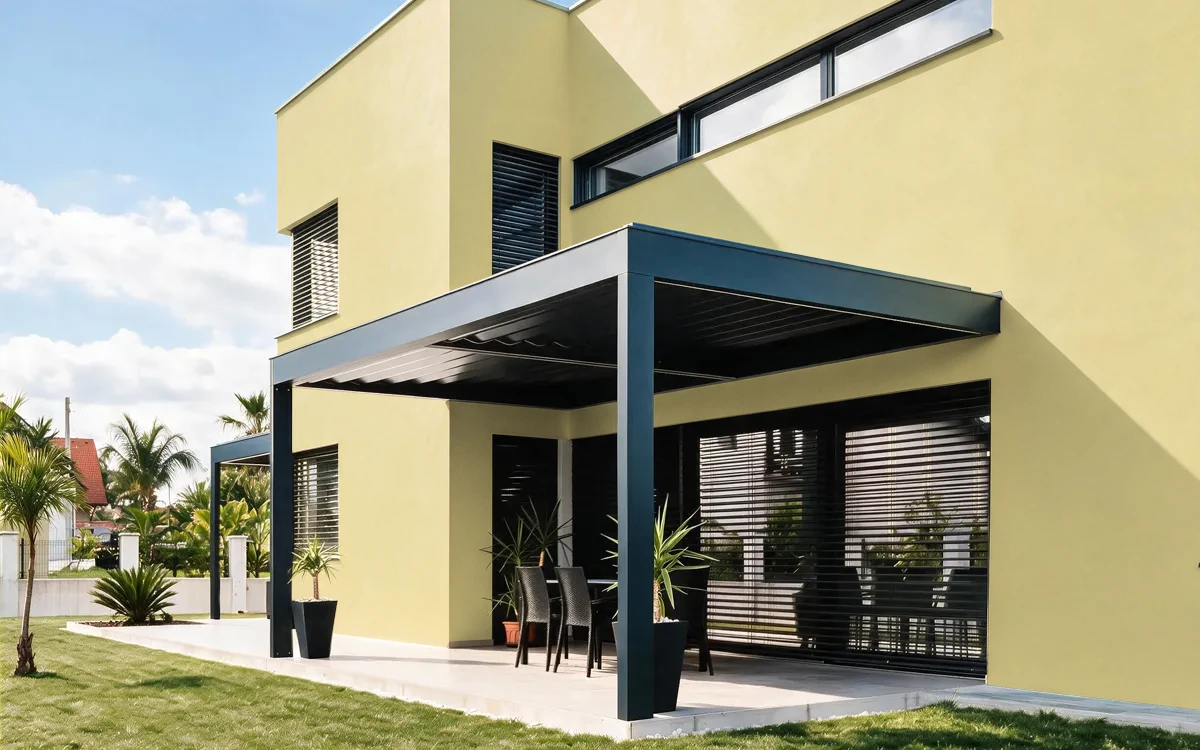 Nippon Paint's LEMON PIE color on different wall surfaces.