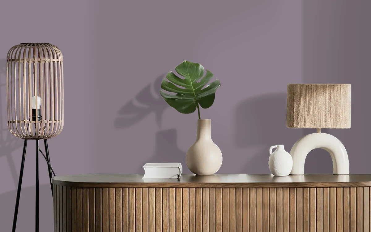 Nippon Paint's LONG FINALE color on different wall surfaces.
