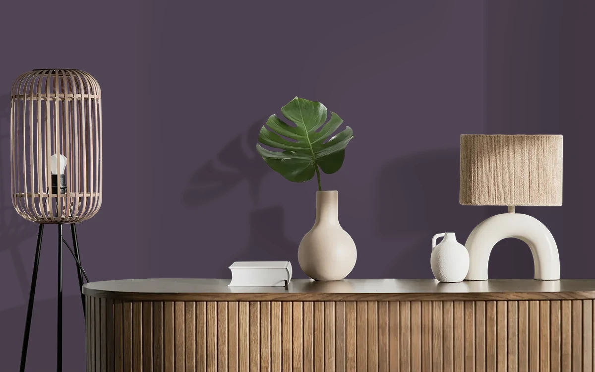 Nippon Paint's MAKING MUSIC color on different wall surfaces.