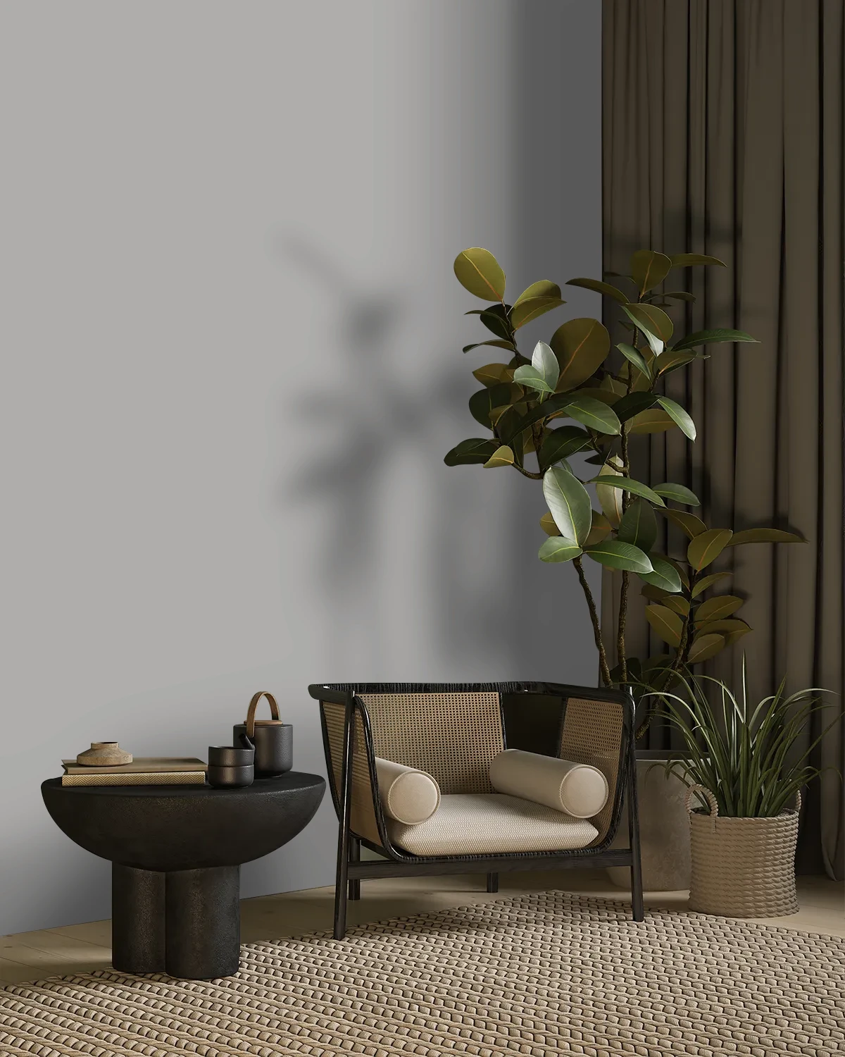Nippon Paint's MAPLE LUXE color on a beautifully decorated wall.