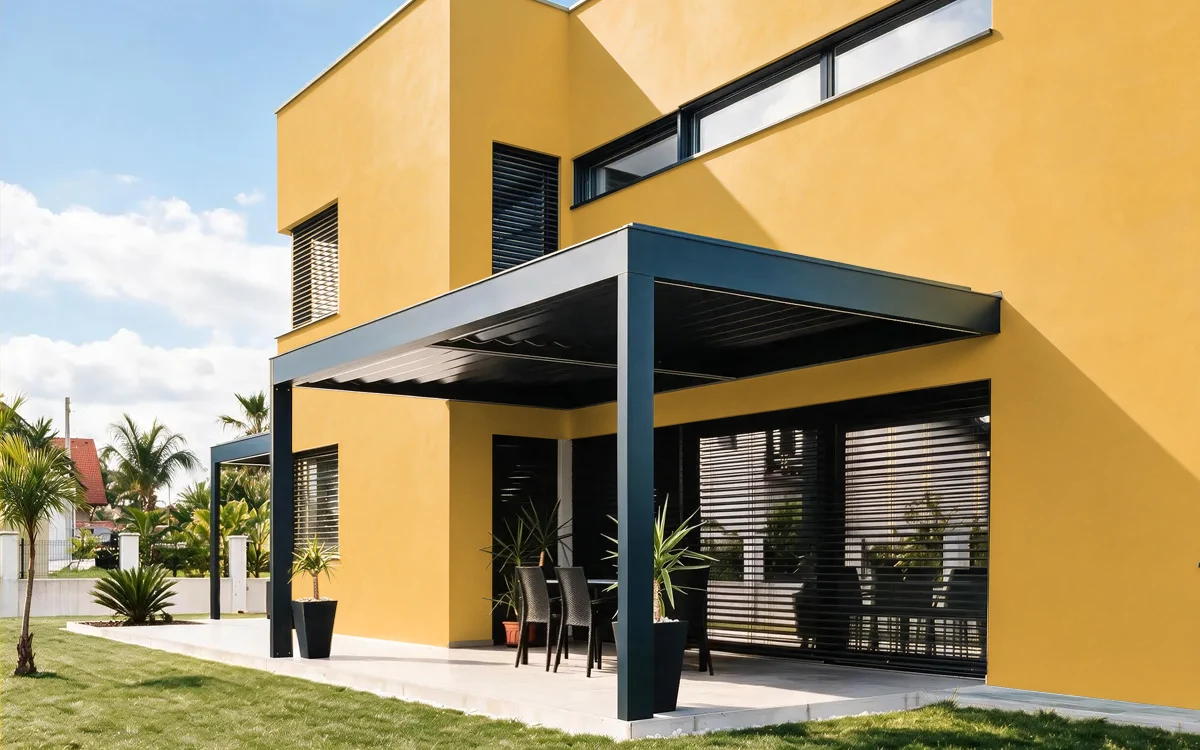 Nippon Paint's MARSH MARIGOLD color on different wall surfaces.