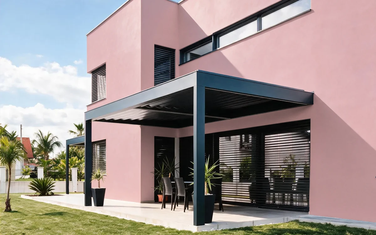 Nippon Paint's MARTHA'S PINK color on different wall surfaces.