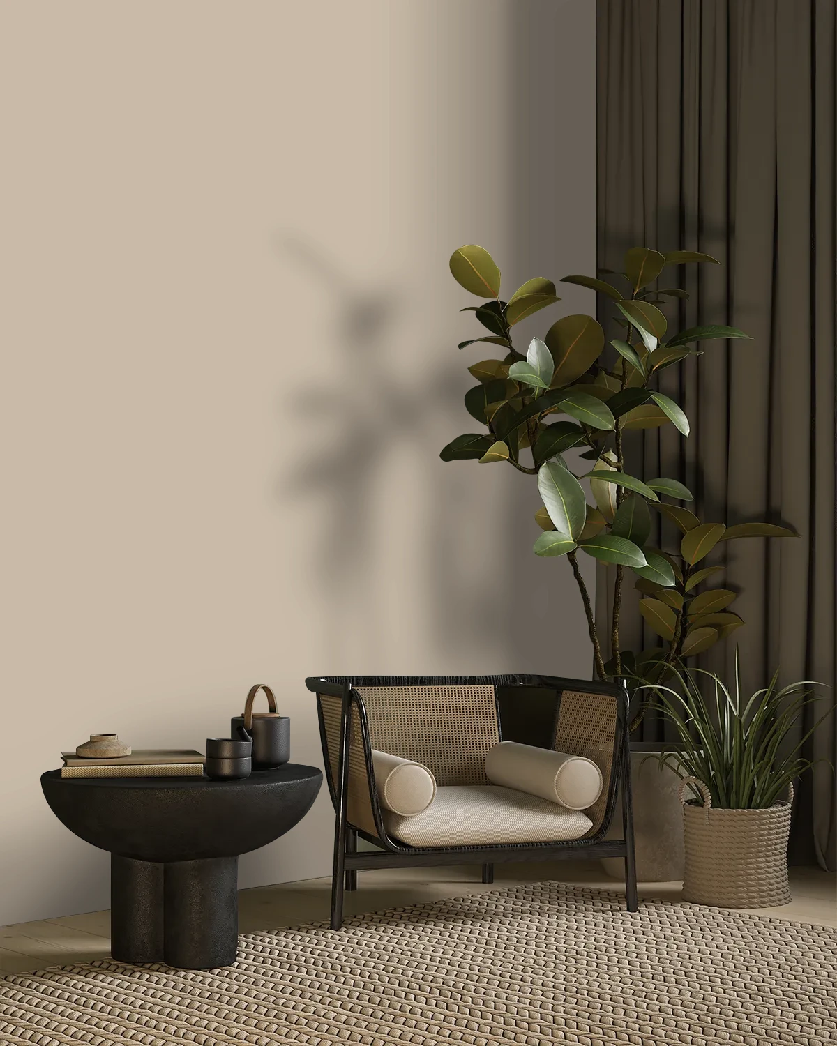 Nippon Paint's MURAL PIECE color on a beautifully decorated wall.