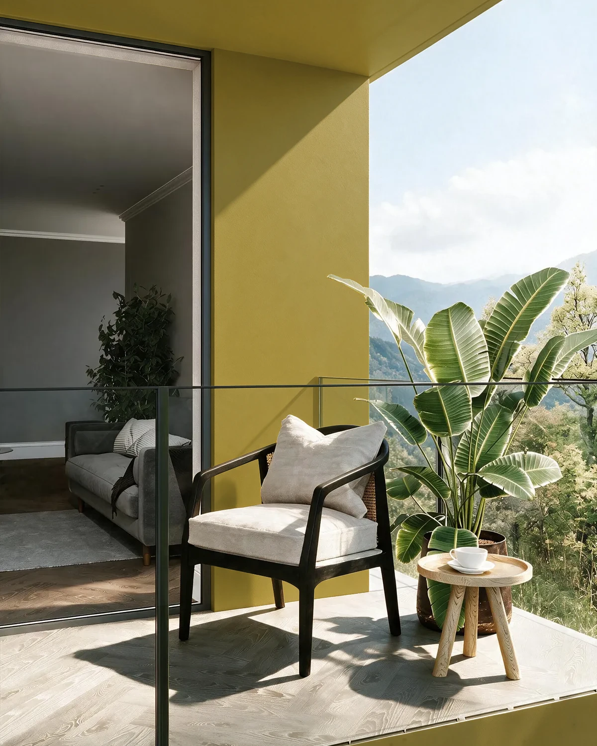 Nippon Paint's NATURAL SLATES color on a beautifully decorated wall.