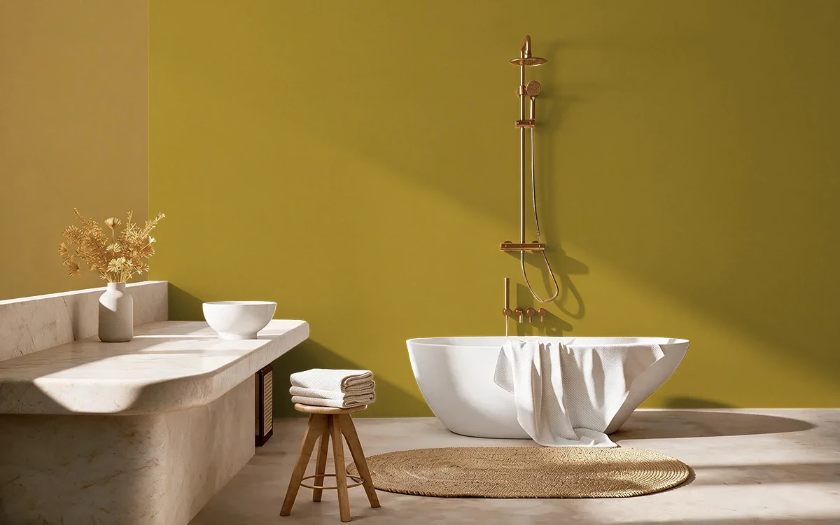 Nippon Paint's NATURAL SLATES color on different wall surfaces.
