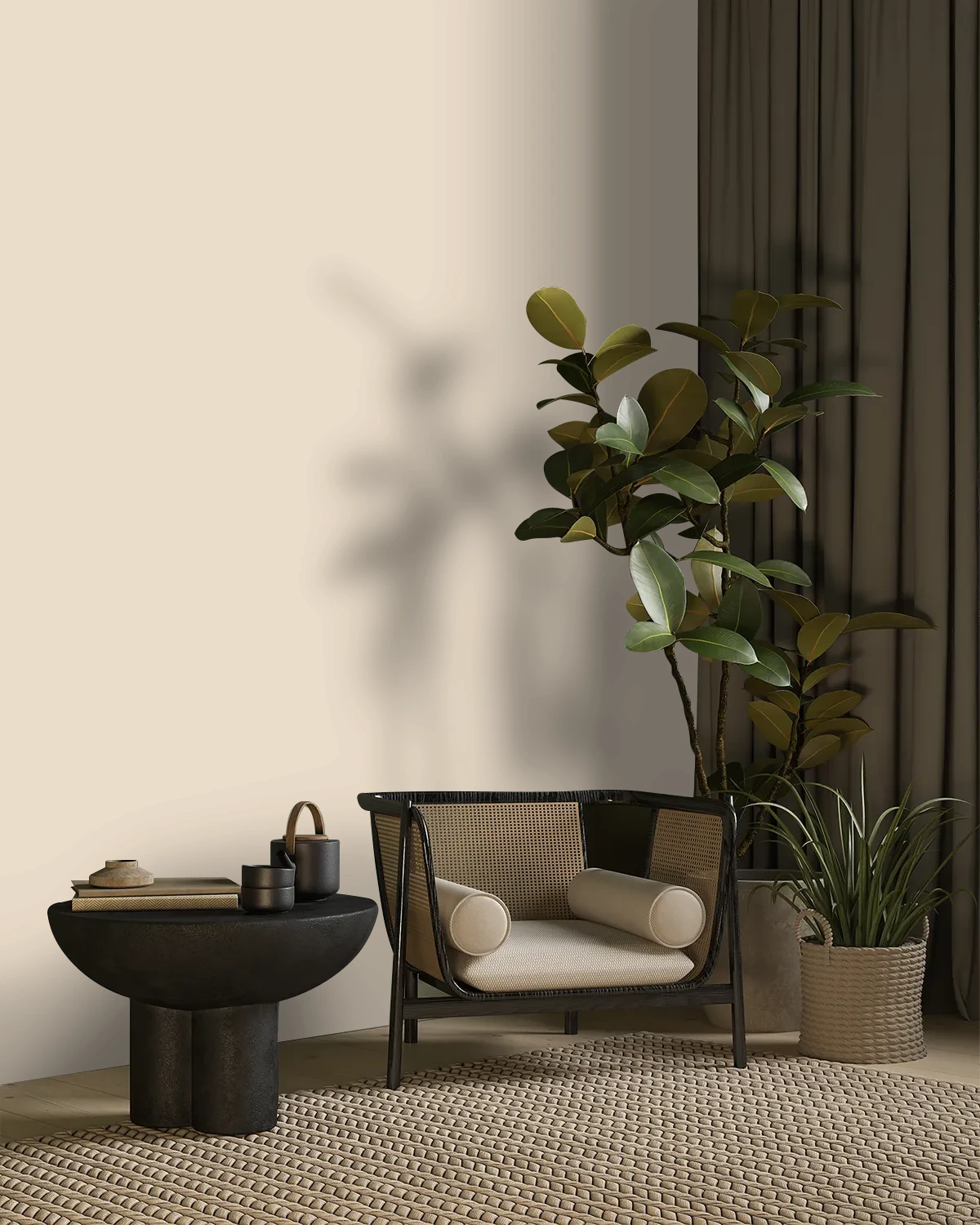 Nippon Paint's PEEKABOO color on a beautifully decorated wall.