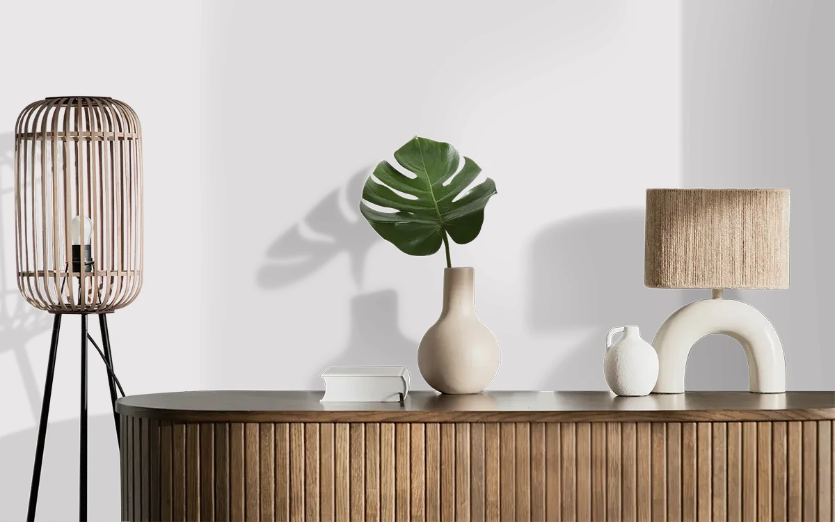 Nippon Paint's PENGUIN FUR color on different wall surfaces.