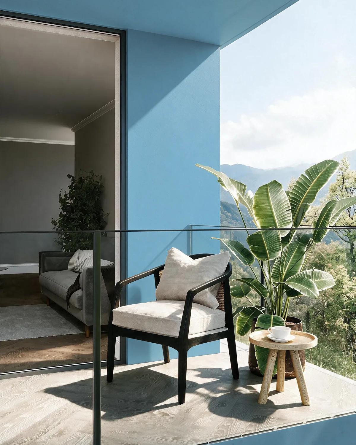 Nippon Paint's PERFECT PITCH color on a beautifully decorated wall.