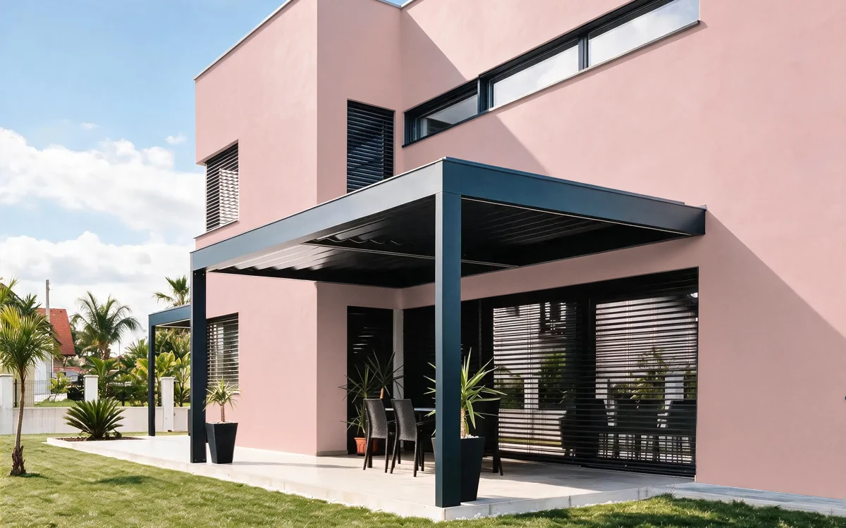 Nippon Paint's PINK GUAVA color on different wall surfaces.