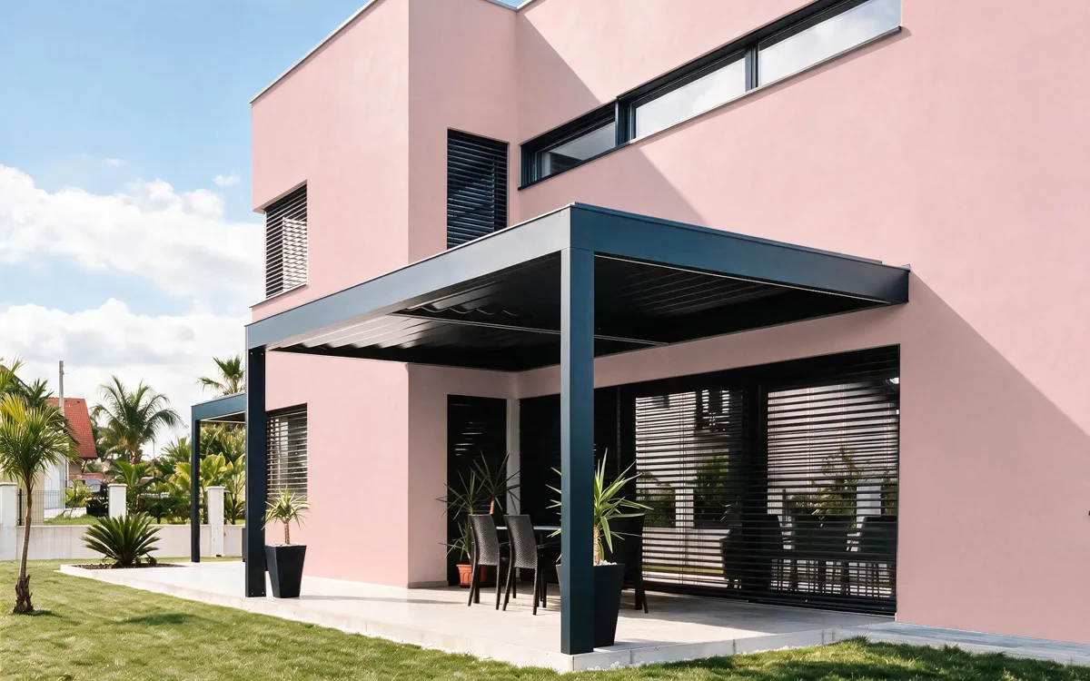 Nippon Paint's PINK STOCKINGS color on different wall surfaces.