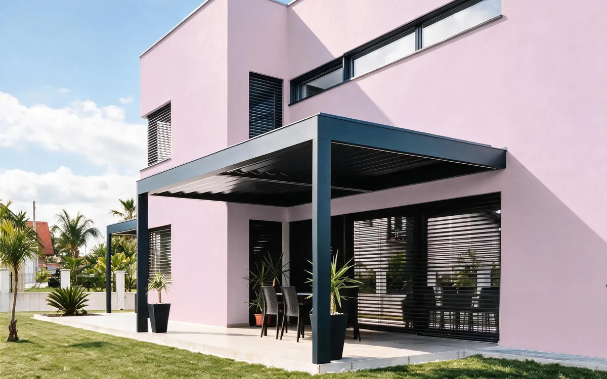 Nippon Paint's PISCEAN PINK color on different wall surfaces.