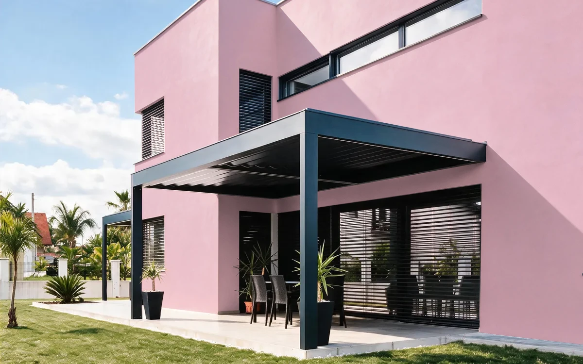 Nippon Paint's POMPONETTE color on different wall surfaces.