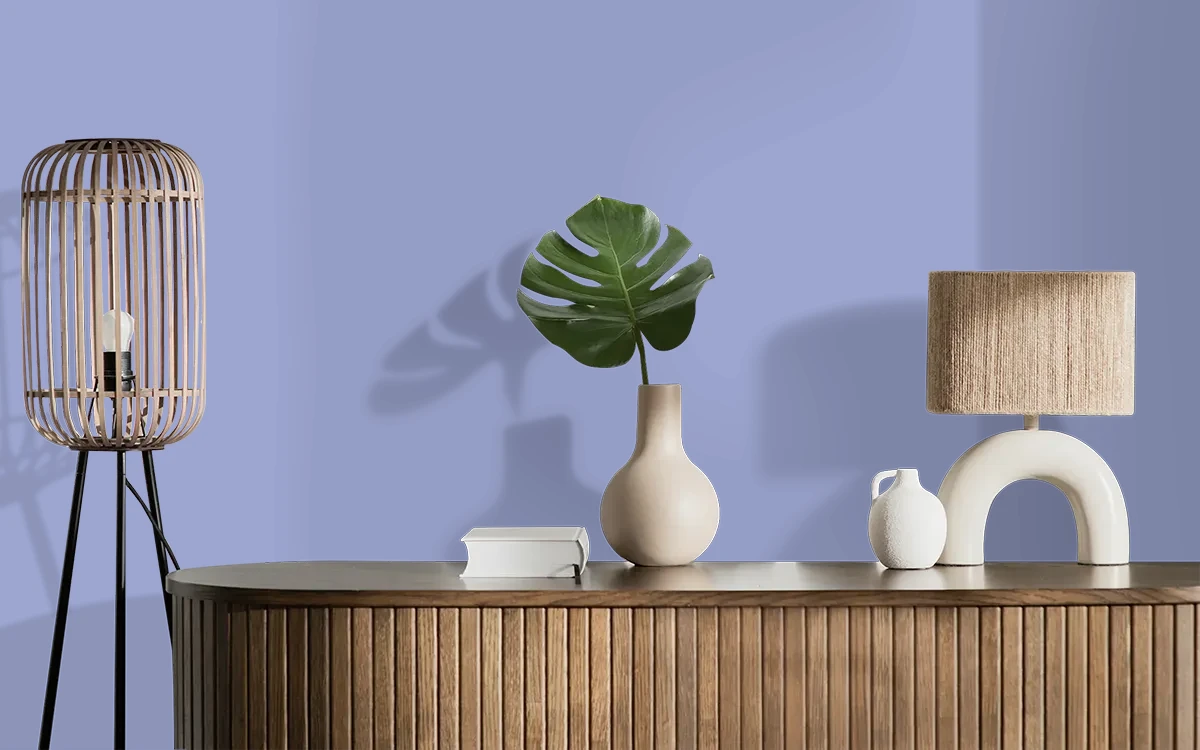 Nippon Paint's RAINMAKER color on different wall surfaces.