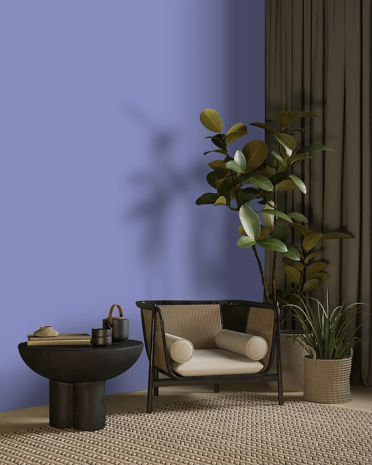 Nippon Paint's RICH EXPRESSION color on a beautifully decorated wall.