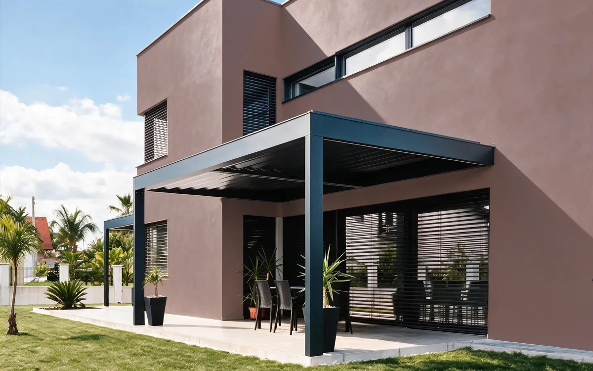 Nippon Paint's ROXBURY BROWN color on different wall surfaces.