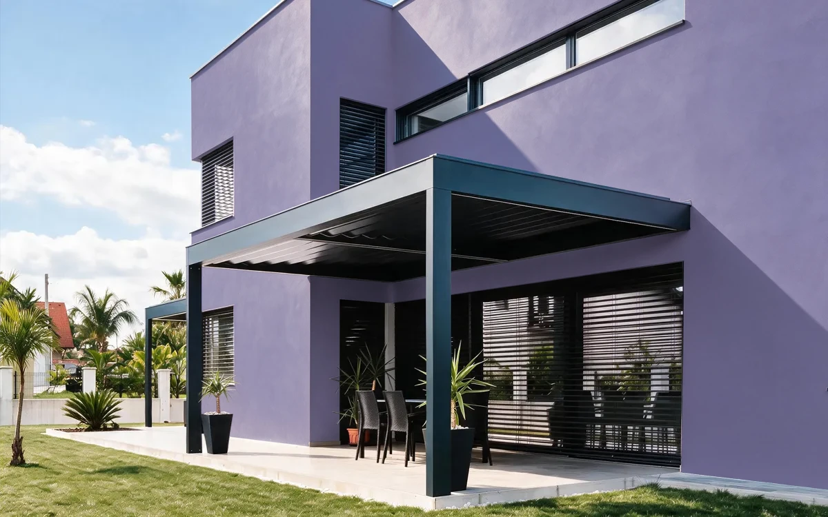 Nippon Paint's RULING ROYALTY color on different wall surfaces.