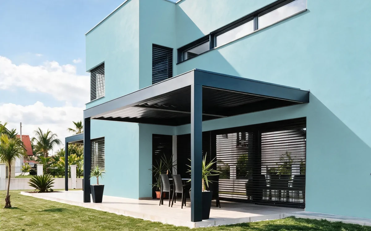 Nippon Paint's SEABREEZE color on different wall surfaces.