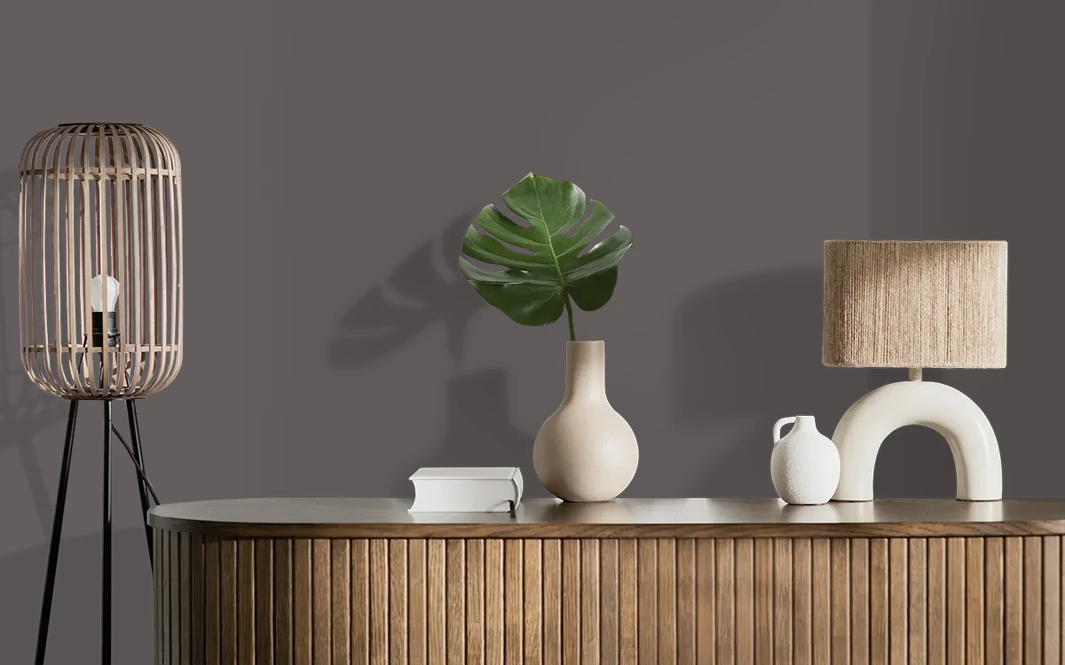 Nippon Paint's SERENDIPITOUS color on different wall surfaces.