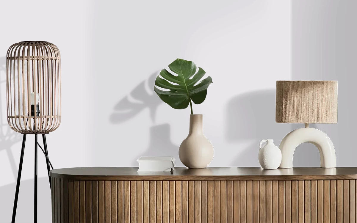 Nippon Paint's SHIMMERING GEMS color on different wall surfaces.