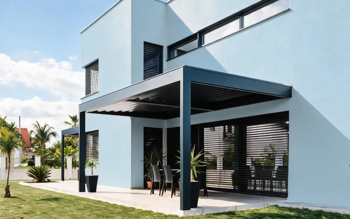 Nippon Paint's SMOOTH SAILING color on different wall surfaces.