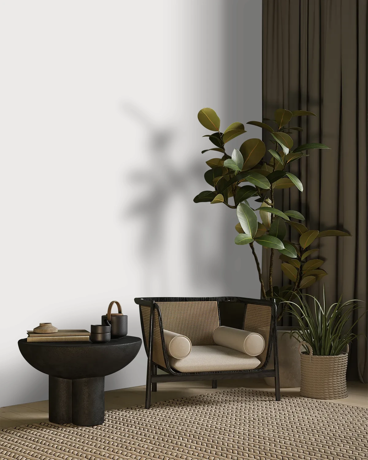 Nippon Paint's SOFT LIGHT color on a beautifully decorated wall.