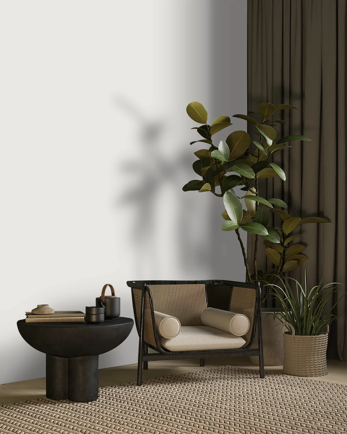 Nippon Paint's SOFT TOUCH color on a beautifully decorated wall.