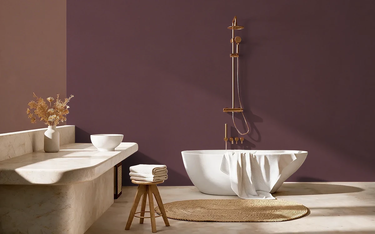 Nippon Paint's SOPRANO color on different wall surfaces.