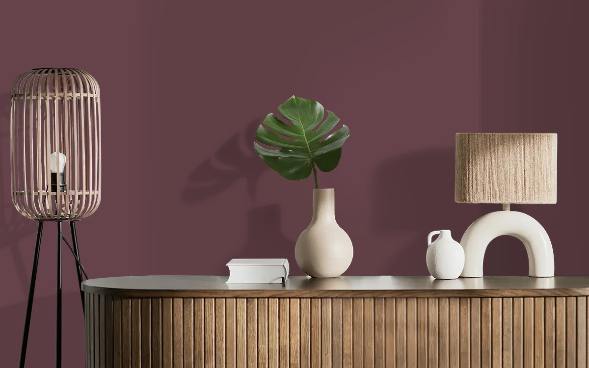 Nippon Paint's SOPRANO color on different wall surfaces.