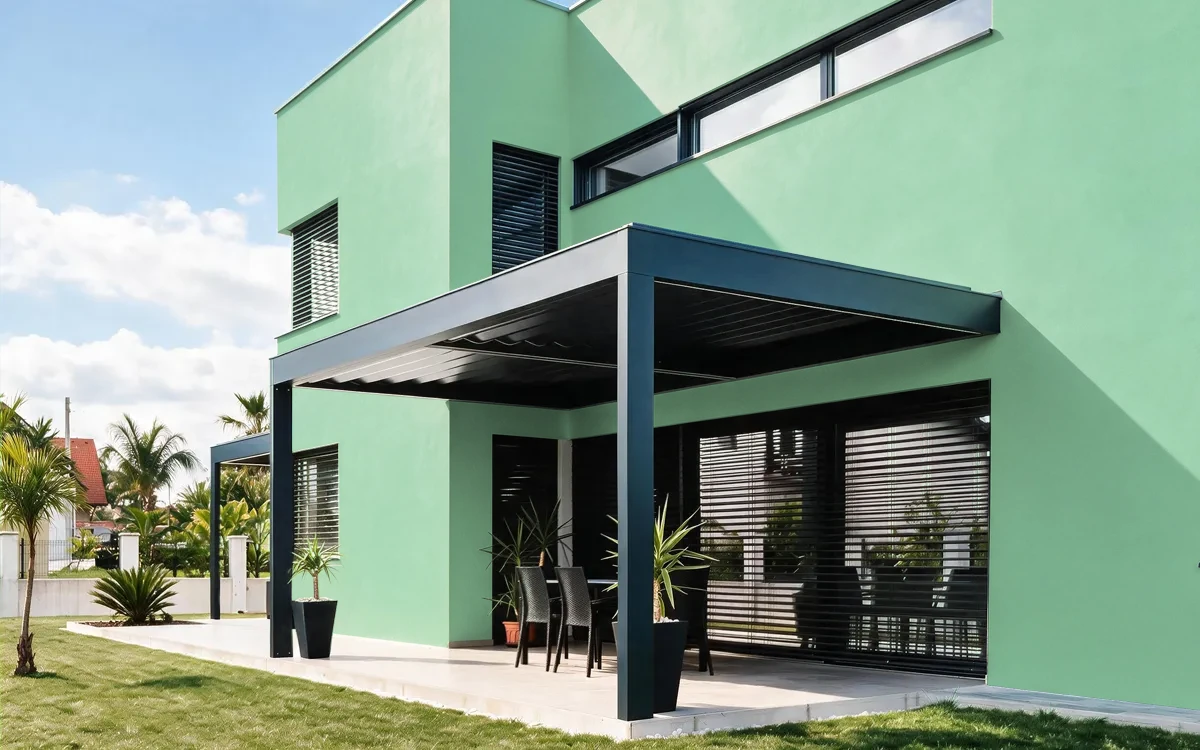 Nippon Paint's SOUTHERN RIDGES color on different wall surfaces.