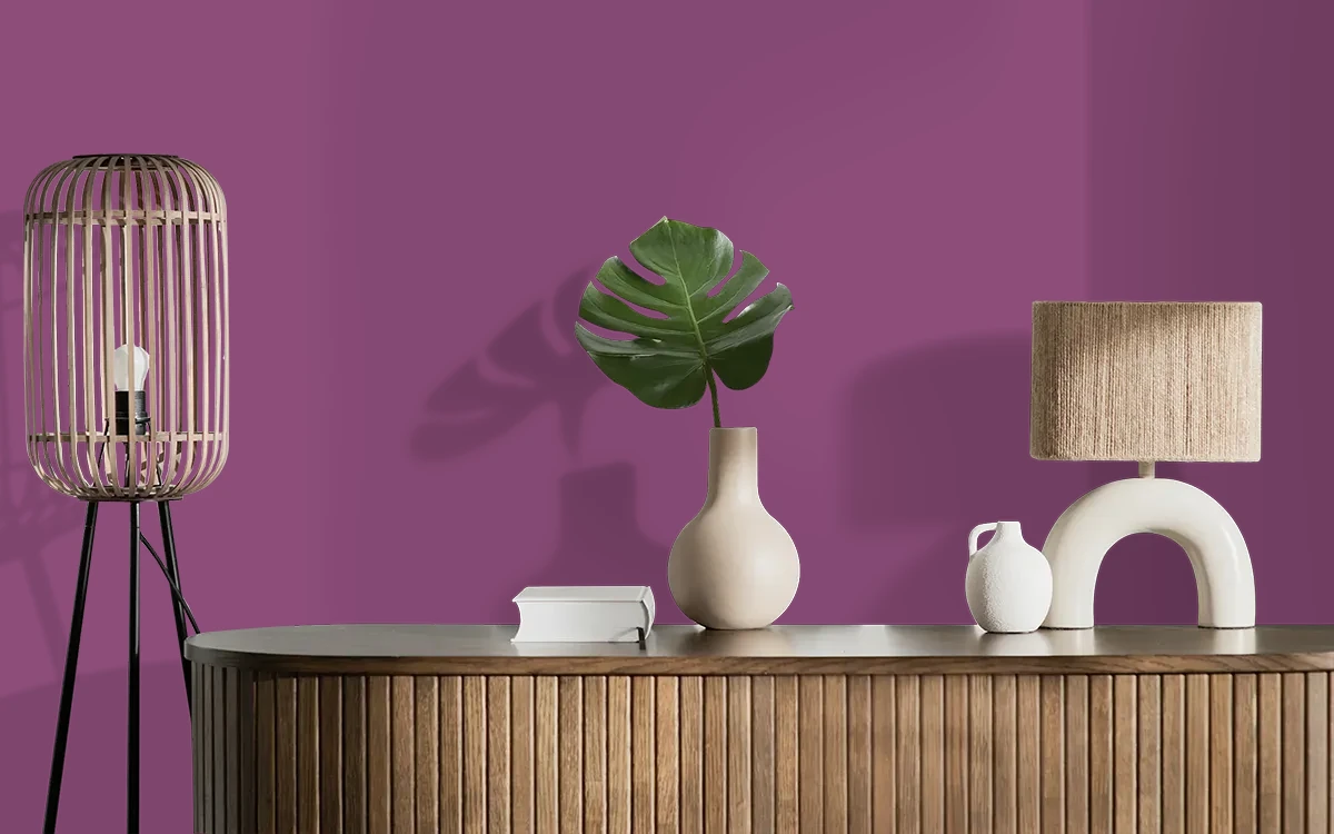 Nippon Paint's SPARKLING SEQUINS color on different wall surfaces.