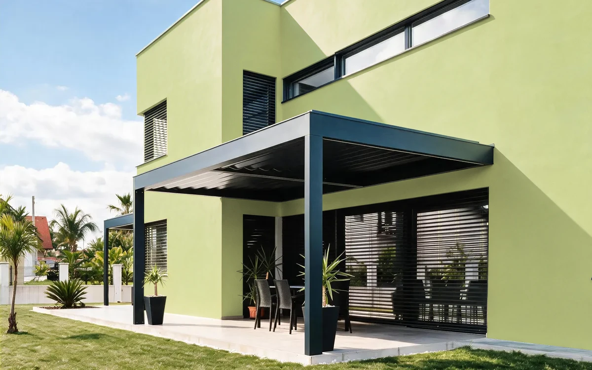 Nippon Paint's SPINEY GREEN color on different wall surfaces.