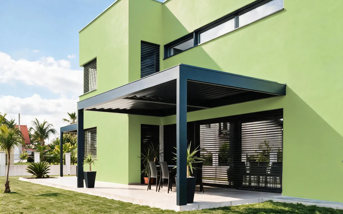 Nippon Paint's SUGAR CANE color on different wall surfaces.