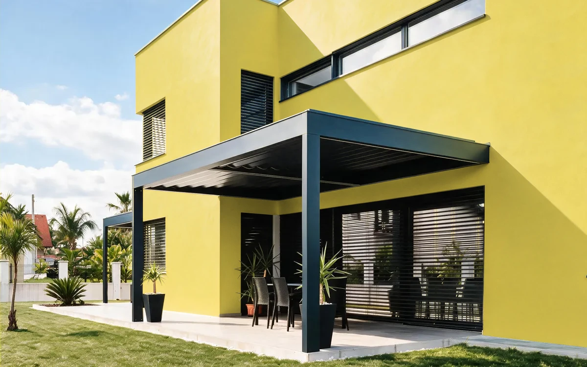 Nippon Paint's SUN MIRACLE color on different wall surfaces.