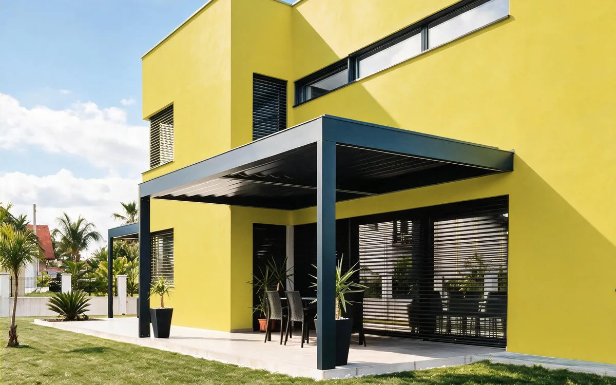Nippon Paint's SUNRAY color on different wall surfaces.