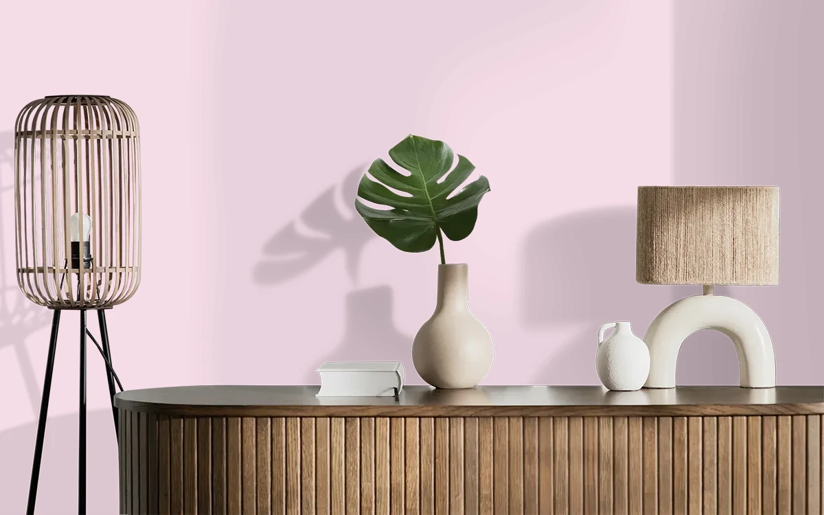 Nippon Paint's SURREPTITIOUS color on different wall surfaces.