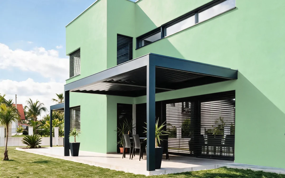 Nippon Paint's SWEET KIWI color on different wall surfaces.
