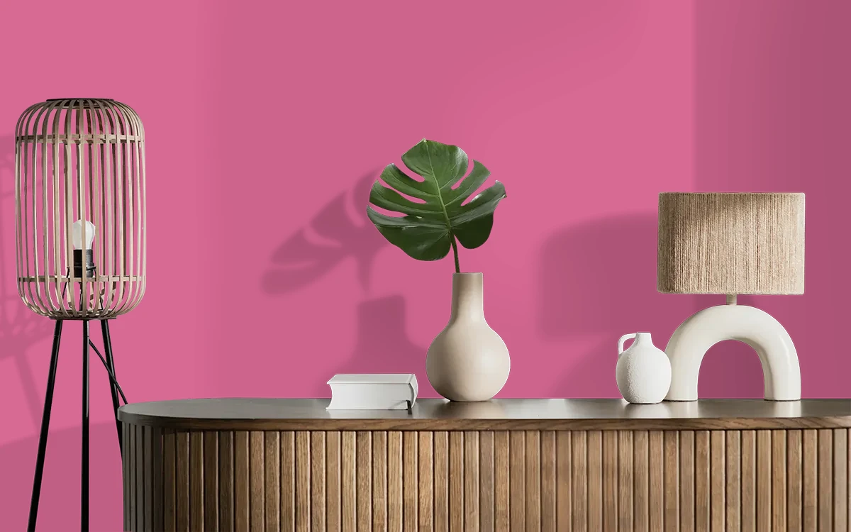 Nippon Paint's TOGETHER FOREVER color on different wall surfaces.