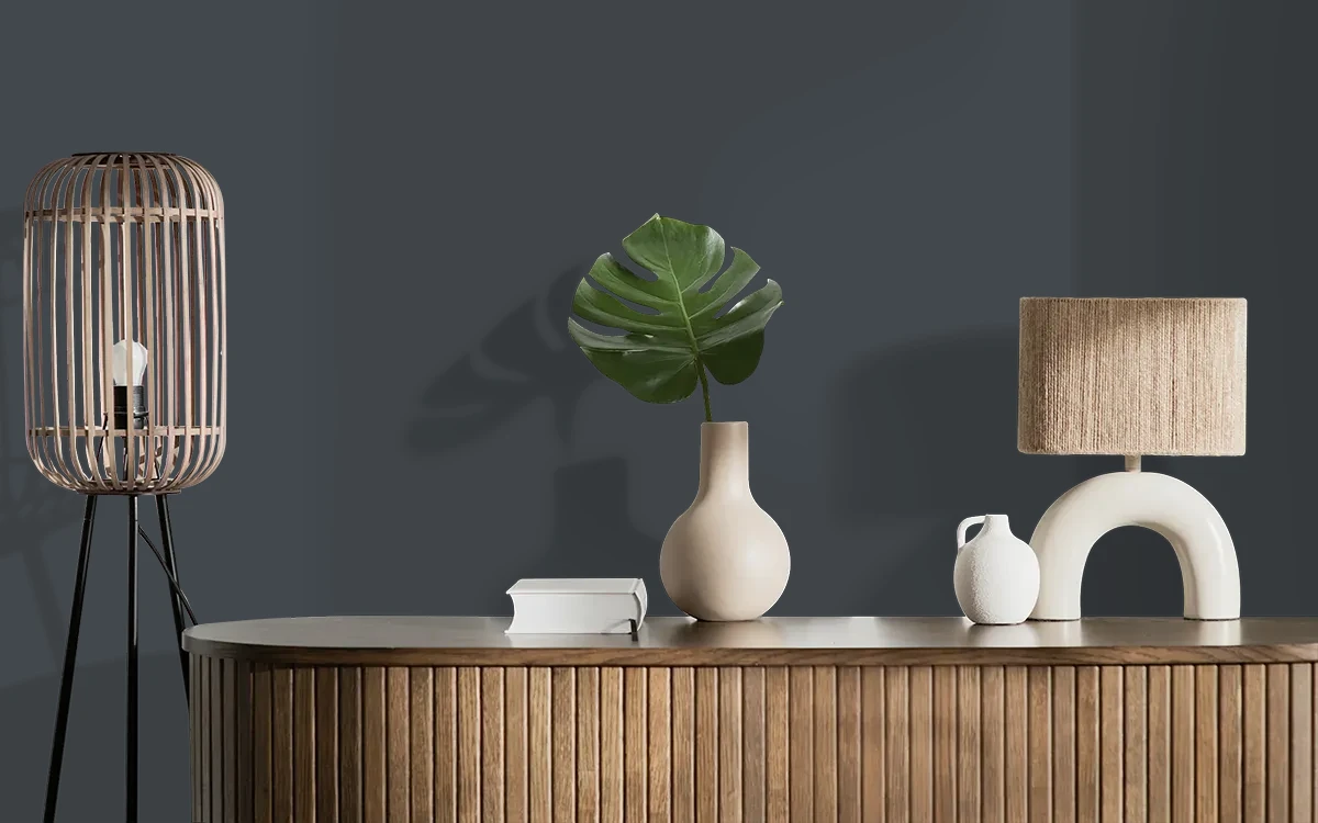 Nippon Paint's TWISTED color on different wall surfaces.