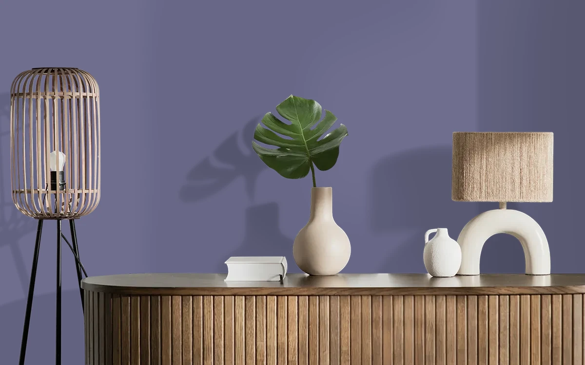 Nippon Paint's UKRANIAN GIRL color on different wall surfaces.