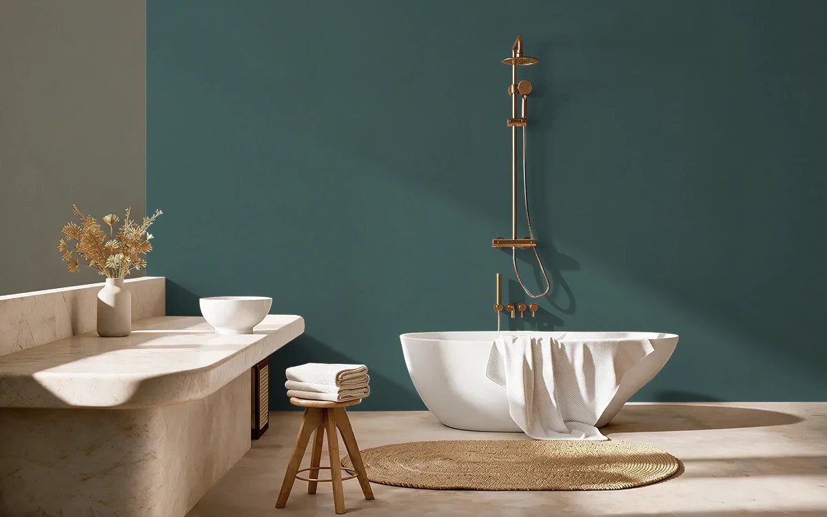 Nippon Paint's UNWAVERING color on different wall surfaces.