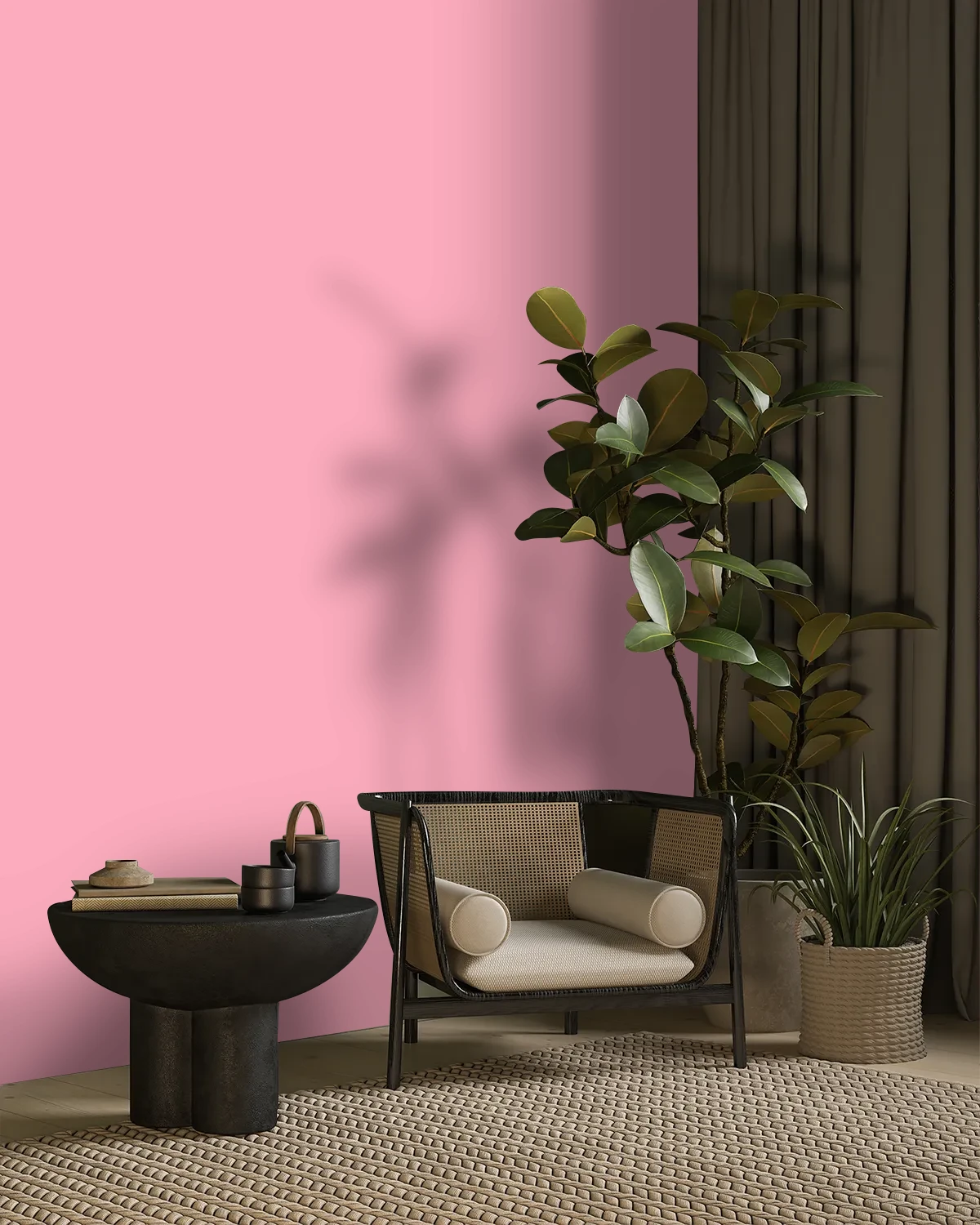 Nippon Paint's VALENTINE'S GIFT color on a beautifully decorated wall.