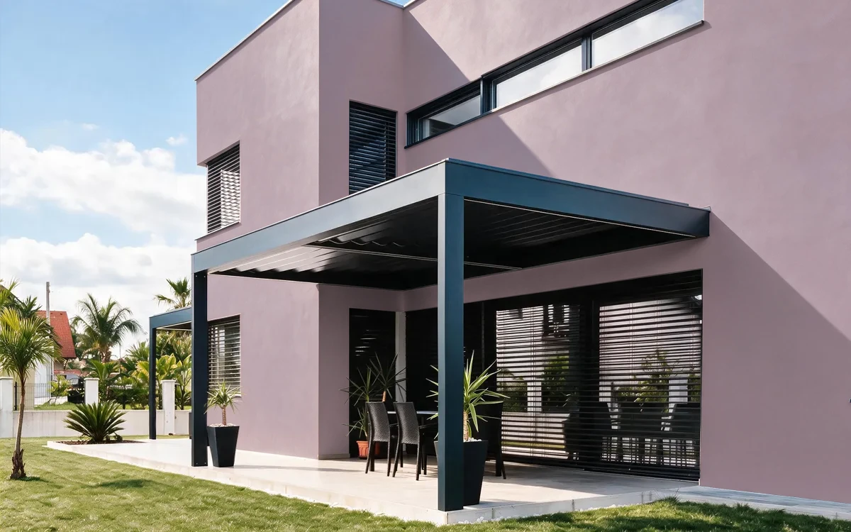 Nippon Paint's VERMILION BLAZE color on different wall surfaces.