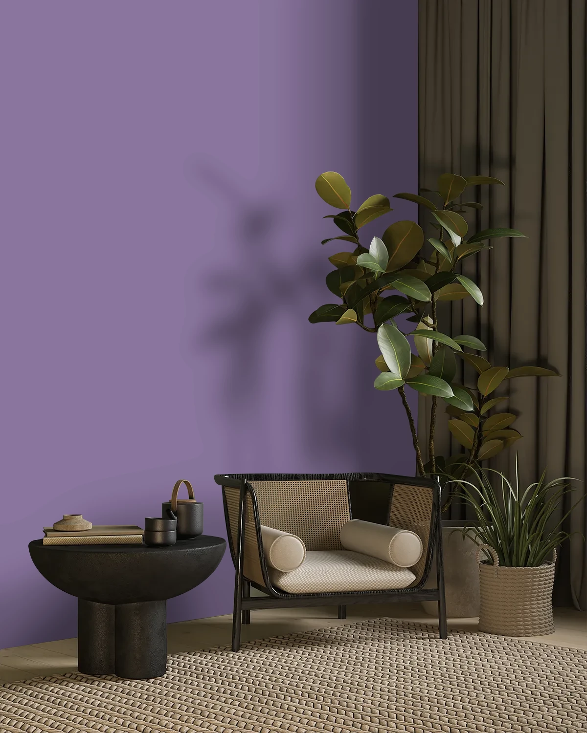 Nippon Paint's WEDDING BELLS color on a beautifully decorated wall.