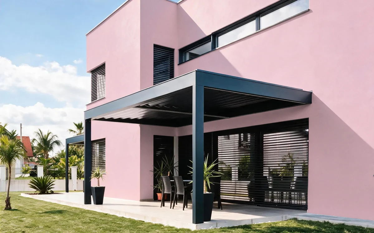 Nippon Paint's WISELY PINK color on different wall surfaces.