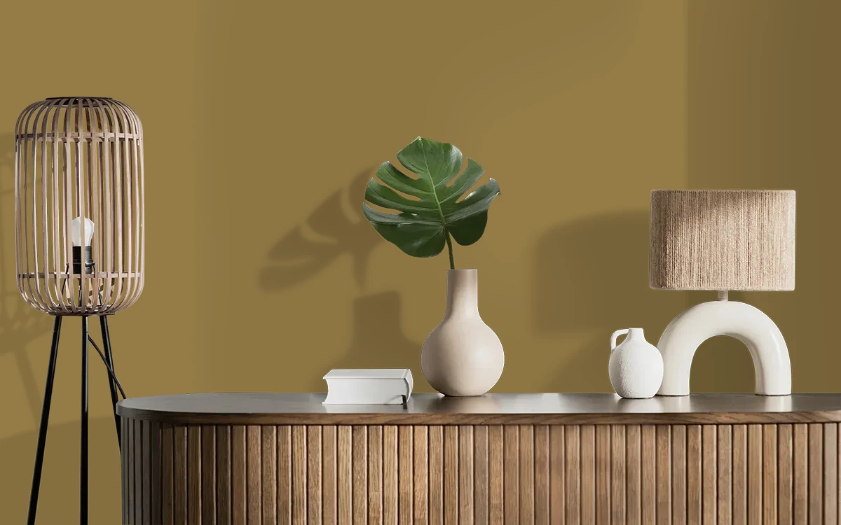 Nippon Paint's WOOD GRAINS color on different wall surfaces.