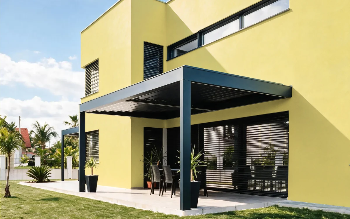 Nippon Paint's YELLOW BAND color on different wall surfaces.
